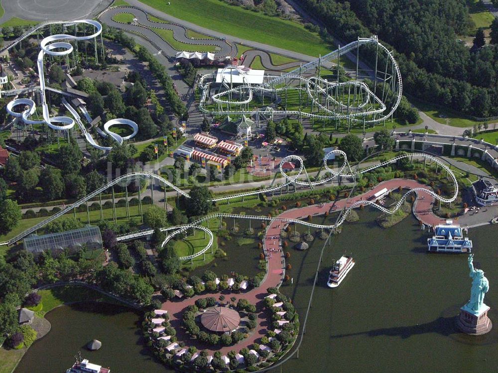 Soltau (Niedersachsen) aus der Vogelperspektive: Blick auf den Heide-Park Soltau