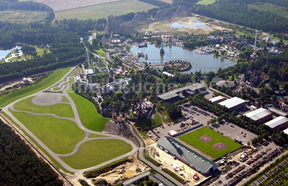 Luftbild Soltau (Niedersachsen) - Blick auf den Heide-Park Soltau