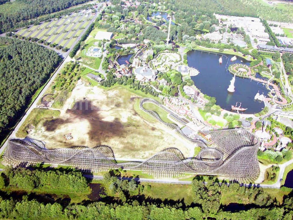 Soltau (Niedersachsen) aus der Vogelperspektive: Blick auf den Heide-Park Soltau