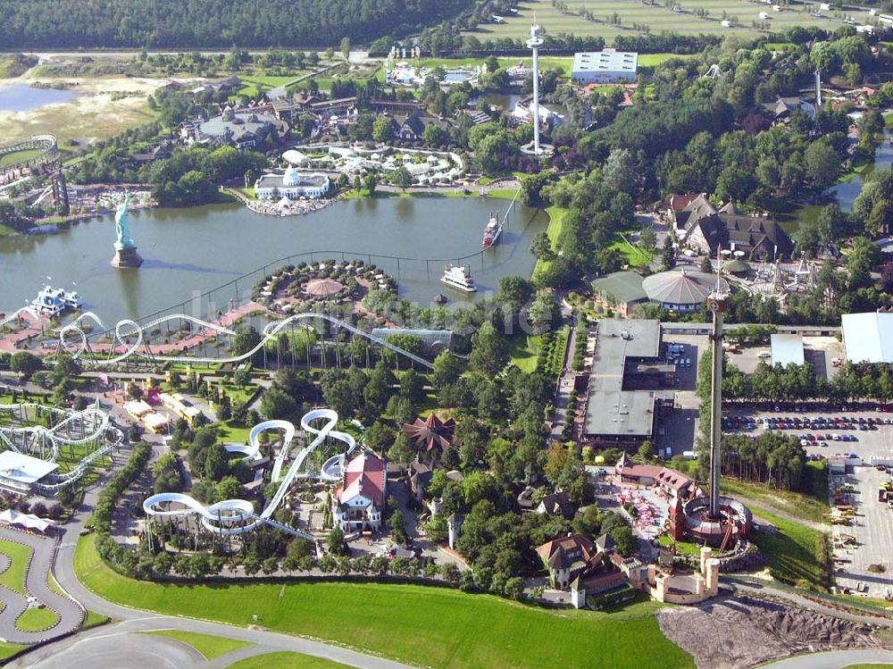 Luftbild Soltau (Niedersachsen) - Blick auf den Heide-Park Soltau