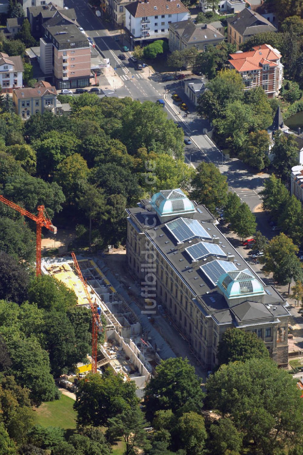 Braunschweig aus der Vogelperspektive: Blick auf das Herzog Anton Ulrich-Museum