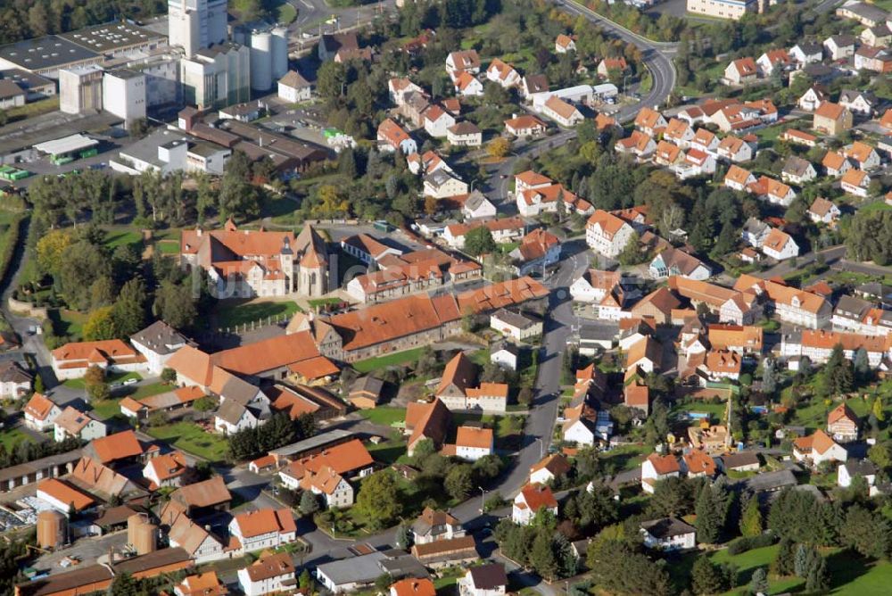 Luftaufnahme Morschen - Blick auf den hessischen Ort Morschen