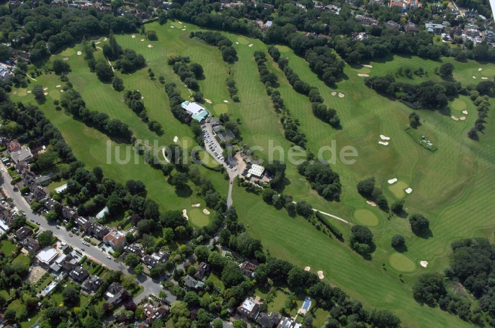 London aus der Vogelperspektive: Blick auf den Highgate Golf Club in London