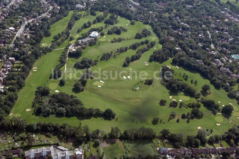 Luftaufnahme London - Blick auf den Highgate Golf Club in London