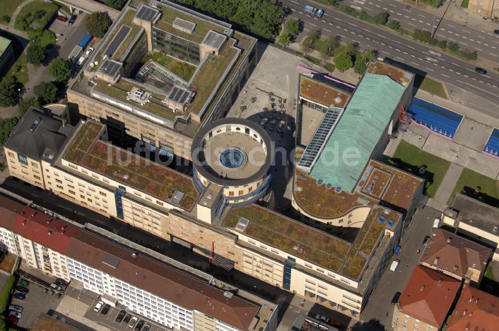 Stuttgart aus der Vogelperspektive: Blick auf die Hochschule für Musik und Darstellende Kunst Stuttgart