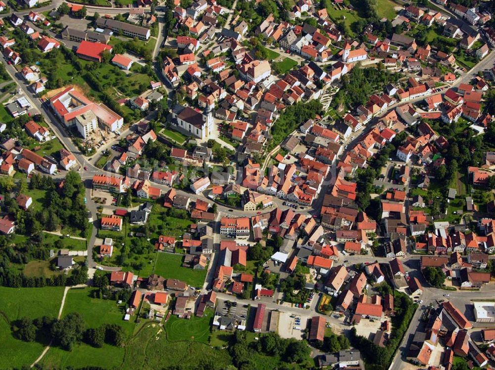 Luftbild Hollfeld - Blick auf Hollfeld in Bayern