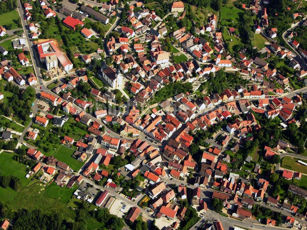 Luftaufnahme Hollfeld - Blick auf Hollfeld in Bayern