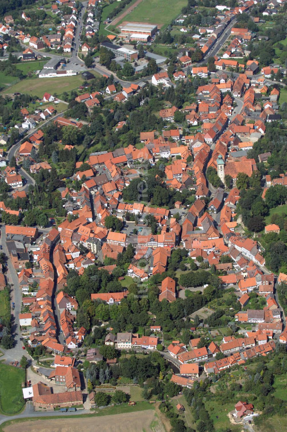 Luftaufnahme Hornburg - Blick auf Hornburg