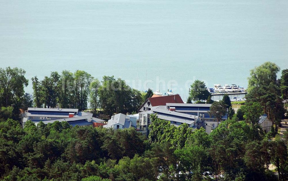 Luftaufnahme Bad Saarow - Blick auf das Hotel Esplanade am Scharmützelsee in Bad Saarow