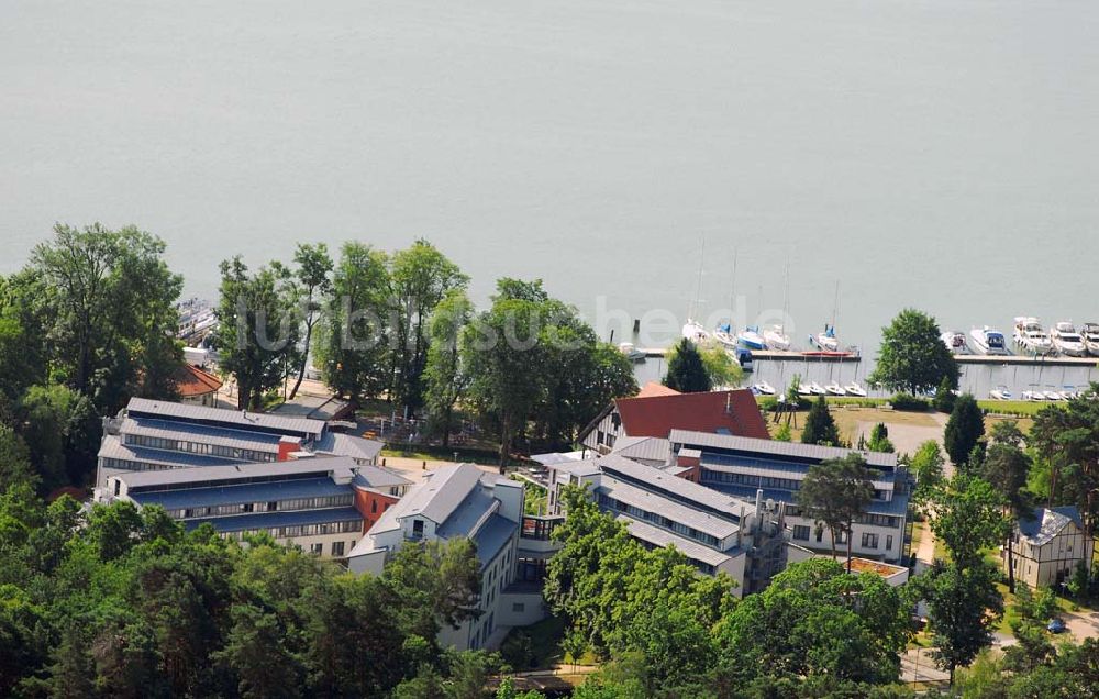 Luftaufnahme Bad Saarow - Blick auf das Hotel Esplanade am Scharmützelsee in Bad Saarow