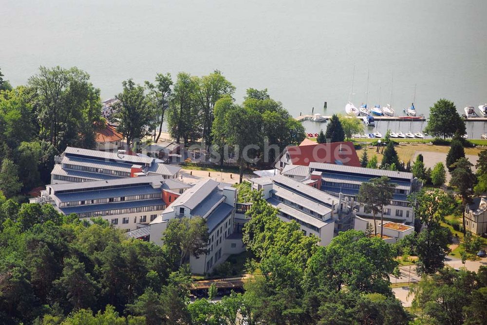 Bad Saarow aus der Vogelperspektive: Blick auf das Hotel Esplanade am Scharmützelsee in Bad Saarow