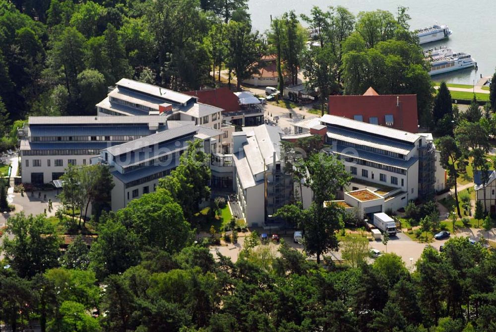 Luftbild Bad Saarow - Blick auf das Hotel Esplanade am Scharmützelsee in Bad Saarow