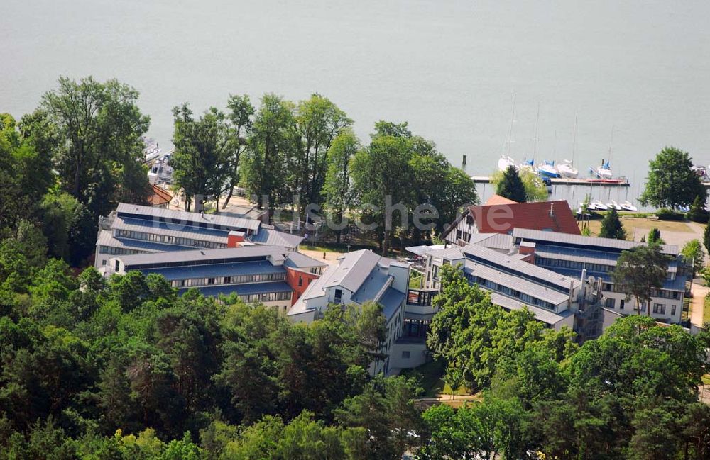 Luftaufnahme Bad Saarow - Blick auf das Hotel Esplanade am Scharmützelsee in Bad Saarow