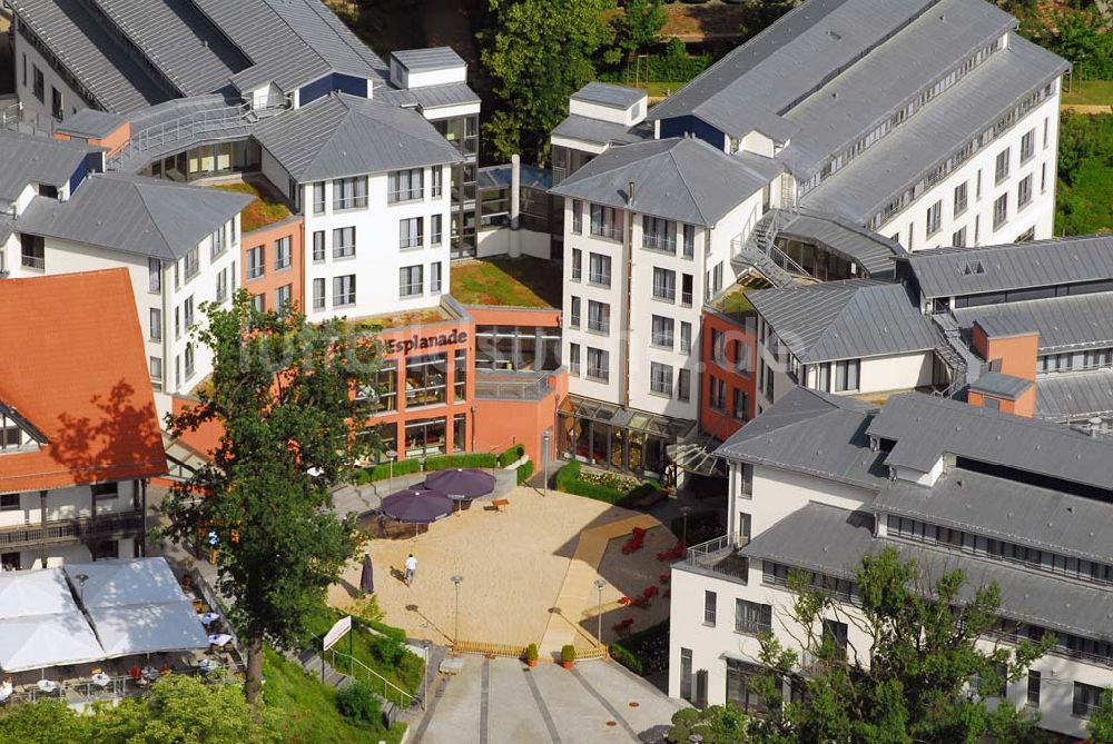 Luftbild Bad Saarow - Blick auf das Hotel Esplanade am Scharmützelsee in Bad Saarow