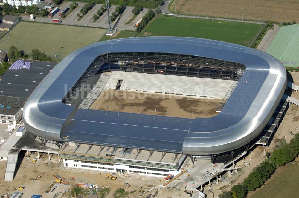 Luftaufnahme Klagenfurt - Blick auf die Hypo-Arena in Klagenfurt