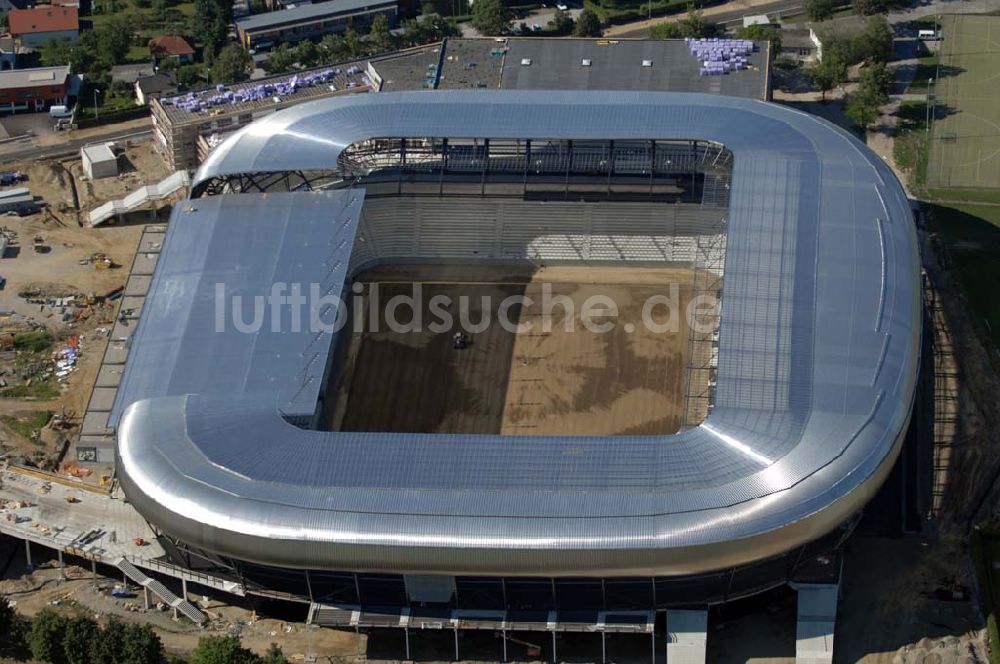 Luftbild Klagenfurt - Blick auf die Hypo-Arena in Klagenfurt