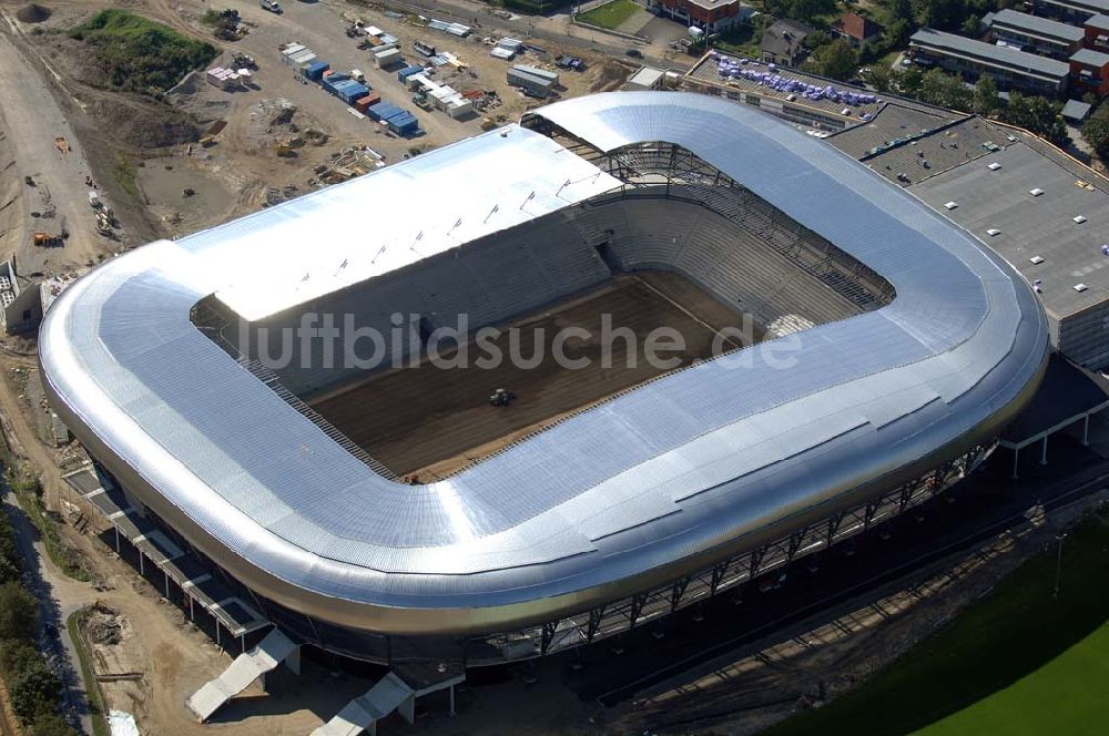 Luftaufnahme Klagenfurt - Blick auf die Hypo-Arena in Klagenfurt