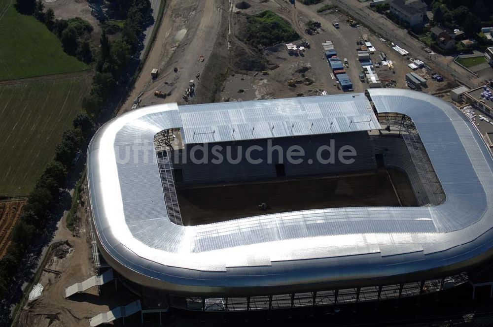 Luftaufnahme Klagenfurt - Blick auf die Hypo-Arena in Klagenfurt