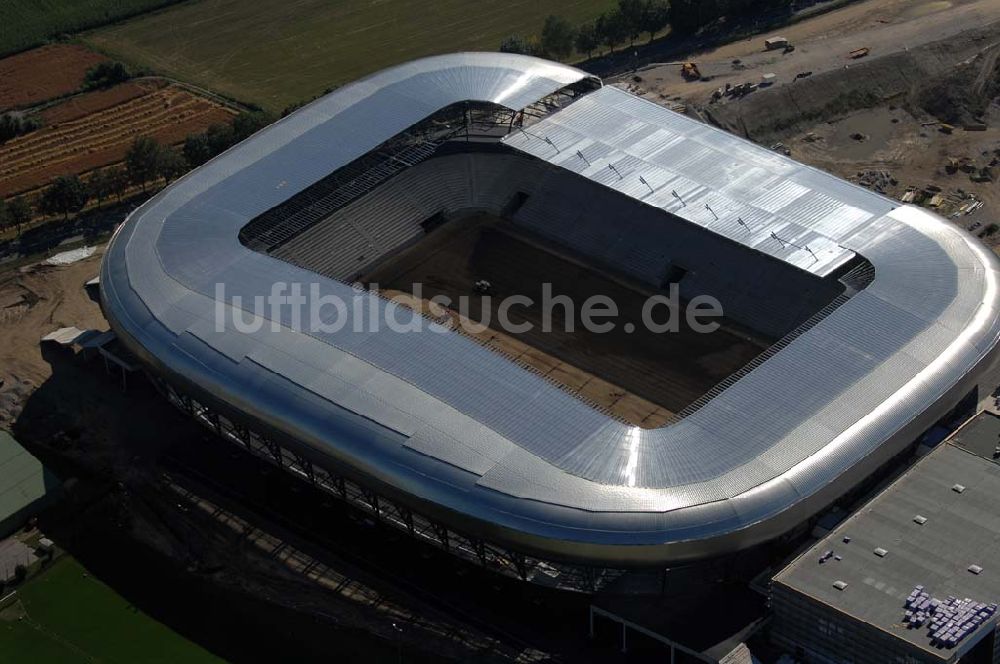 Luftaufnahme Klagenfurt - Blick auf die Hypo-Arena in Klagenfurt