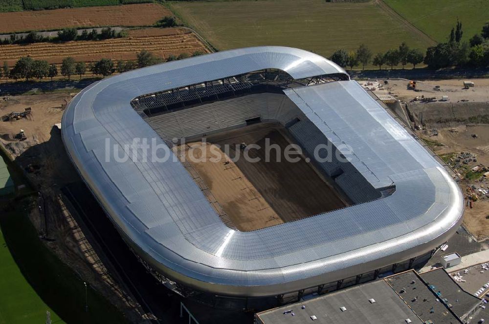 Luftaufnahme Klagenfurt - Blick auf die Hypo-Arena in Klagenfurt