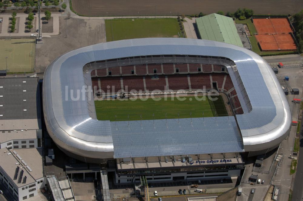 Luftbild Klagenfurt - Blick auf die Hypo-Arena in Klagenfurt