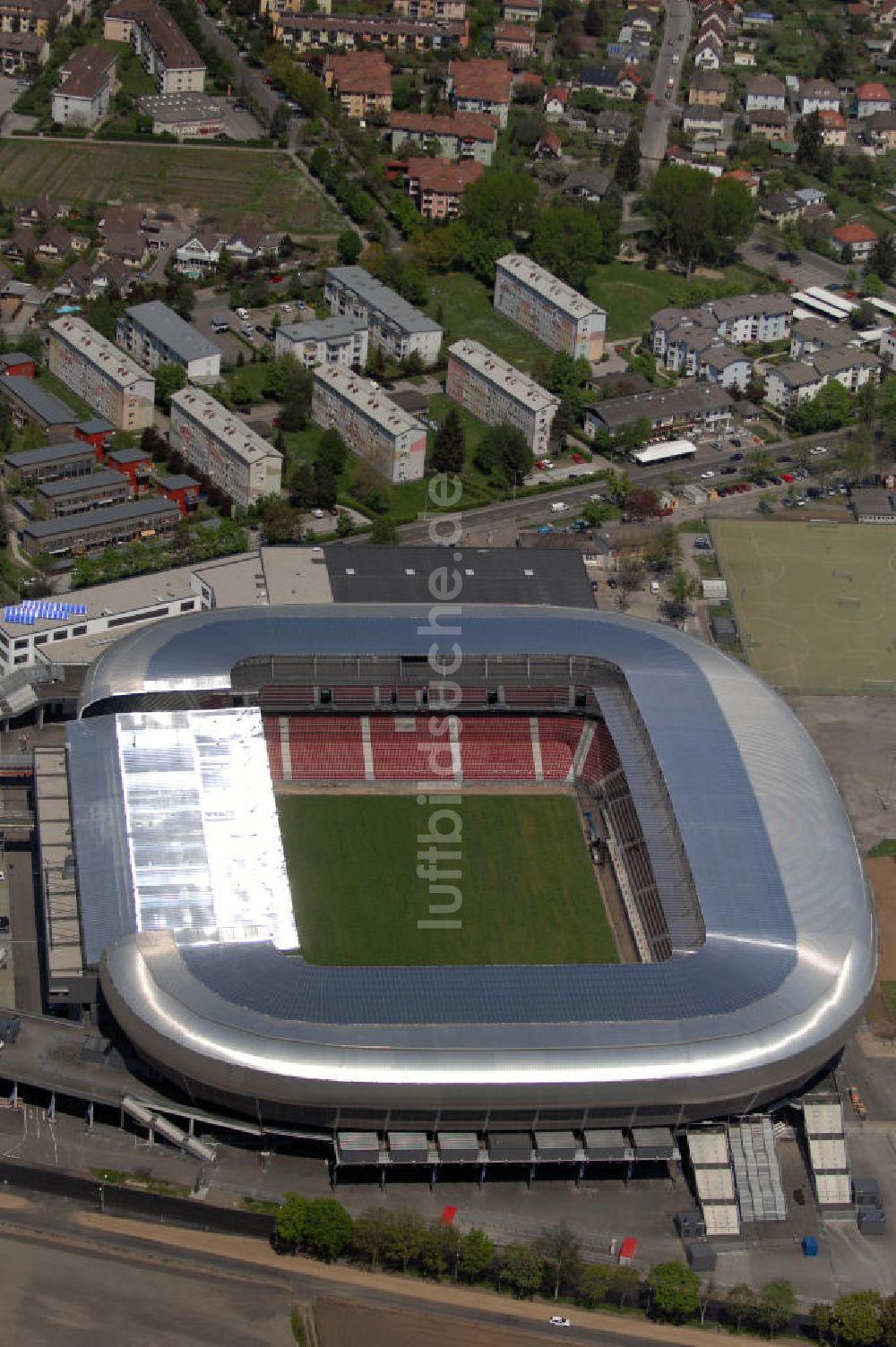 Klagenfurt aus der Vogelperspektive: Blick auf die Hypo-Arena in Klagenfurt