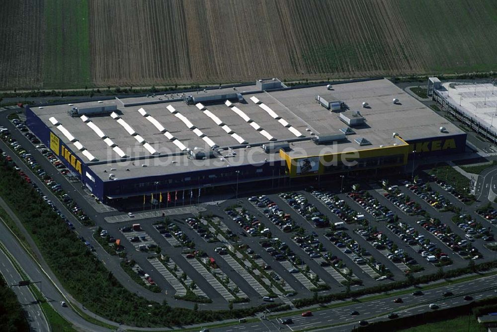 Luftbild Mannheim - Blick auf das IKEA Einrichtungshaus in Mannheim