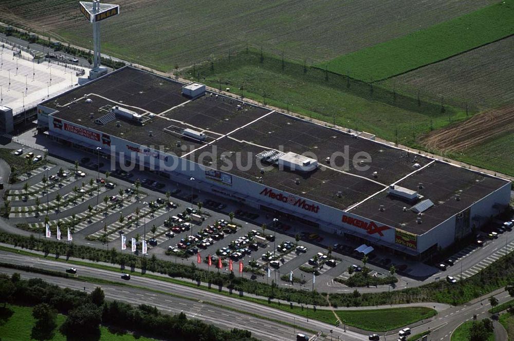 Luftbild Mannheim - Blick auf das IKEA Einrichtungshaus in Mannheim