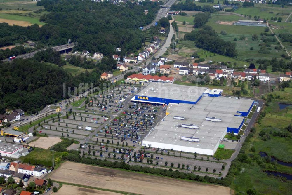 Luftaufnahme Saarlouis - Blick auf das IKEA Einrichtungshaus Saarlouis