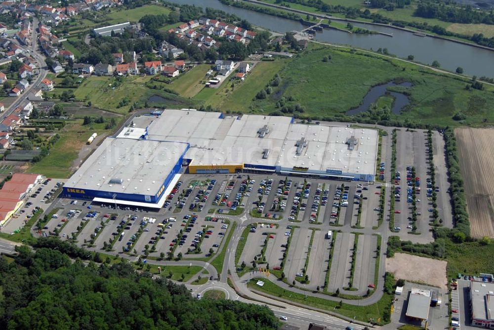 Luftaufnahme Saarlouis - Blick auf das IKEA Einrichtungshaus Saarlouis