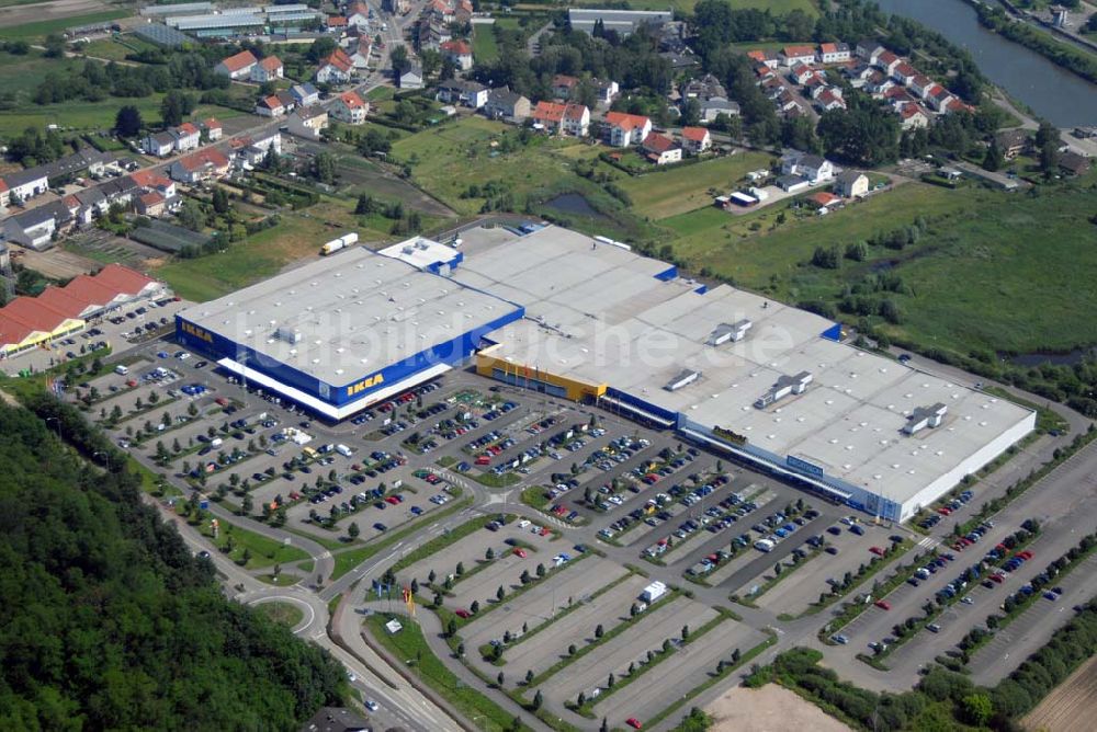 Luftbild Saarlouis - Blick auf das IKEA Einrichtungshaus Saarlouis