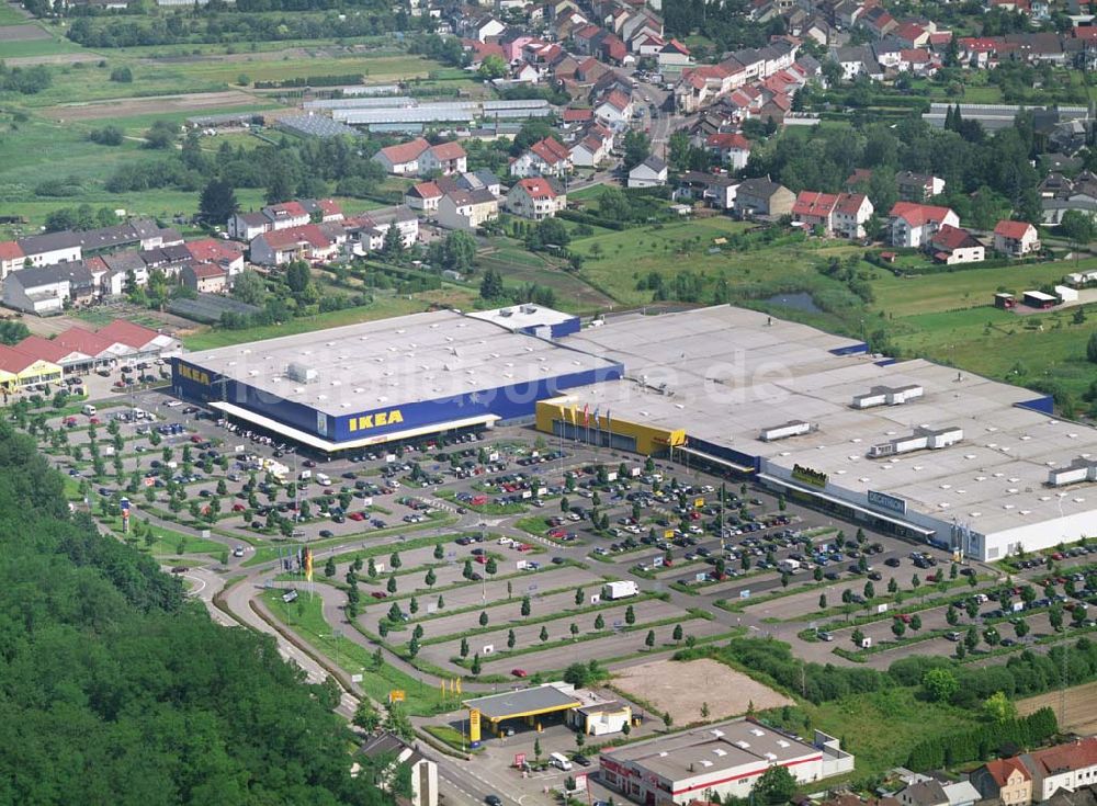 Luftaufnahme Saarlouis - Blick auf das IKEA Einrichtungshaus Saarlouis