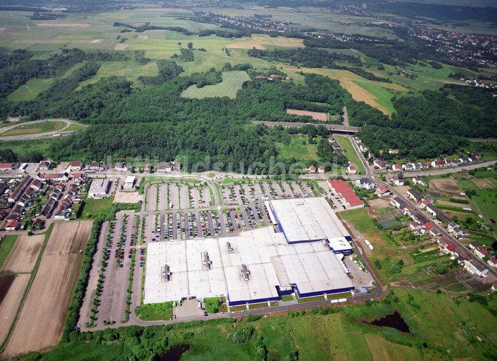 Luftaufnahme Saarlouis - Blick auf das IKEA Einrichtungshaus Saarlouis