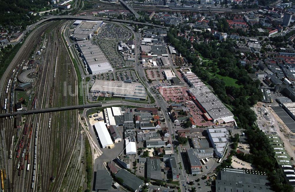 Ulm aus der Vogelperspektive: Blick auf das IKEA Einrichtungshaus in Ulm