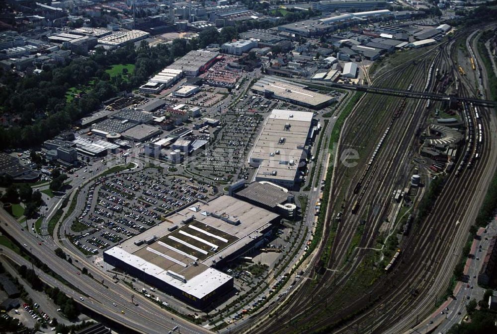 Luftaufnahme Ulm - Blick auf das IKEA Einrichtungshaus in Ulm