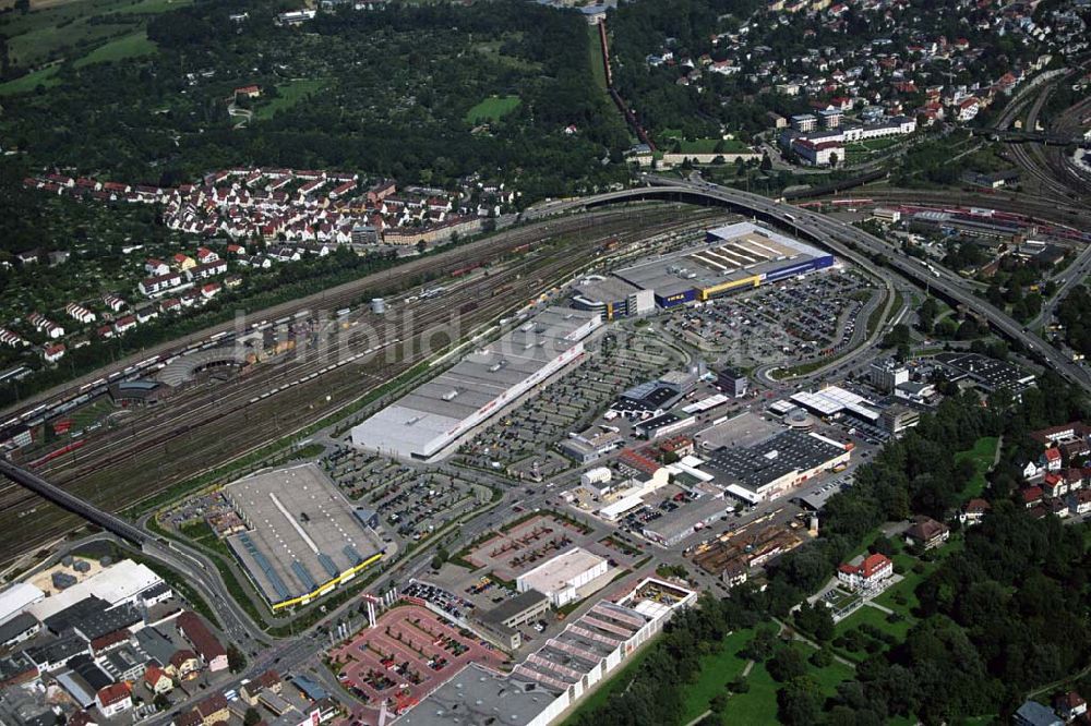 Luftaufnahme Ulm - Blick auf das IKEA Einrichtungshaus in Ulm