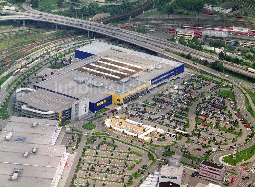 Ulm aus der Vogelperspektive: Blick auf das IKEA-Einrichtungshaus in Ulm