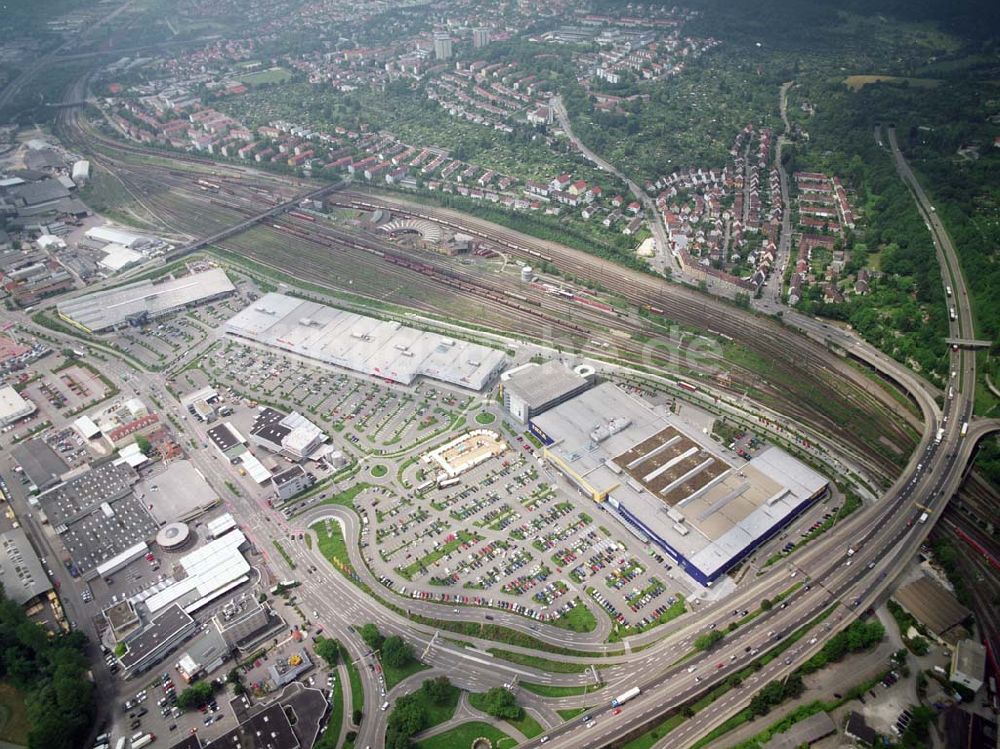 Ulm aus der Vogelperspektive: Blick auf das IKEA-Einrichtungshaus in Ulm