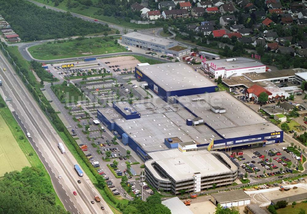 Luftaufnahme Walldorf - Blick auf das IKEA- Einrichtungshaus Walldorf bei Heidelberg