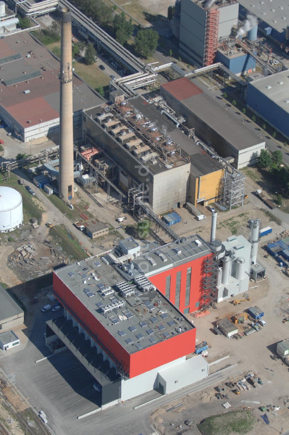 Premnitz von oben - Blick auf den Industrie- und Gewerbepark Premnit