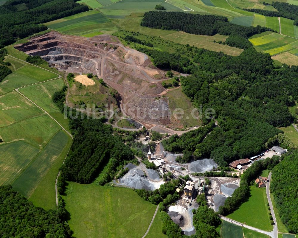 Luftbild Langenthal - Blick auf ein Industriegebiet in Langenthal im Bundesland Rheinland-Pfalz