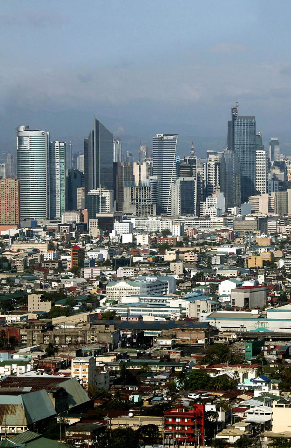 Quezon City aus der Vogelperspektive: Blick auf die Innenstadt von Quezon City