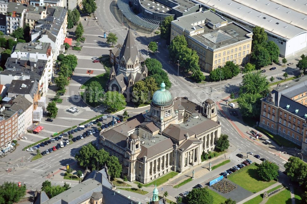 Hamburg von oben - Blick auf das Justizforum am Sievekingplatz in Hamburg