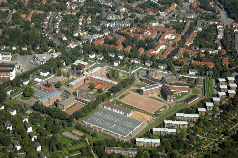 Luftaufnahme Hamburg - Blick auf die JVA Fuhlsbüttel in Hamburg