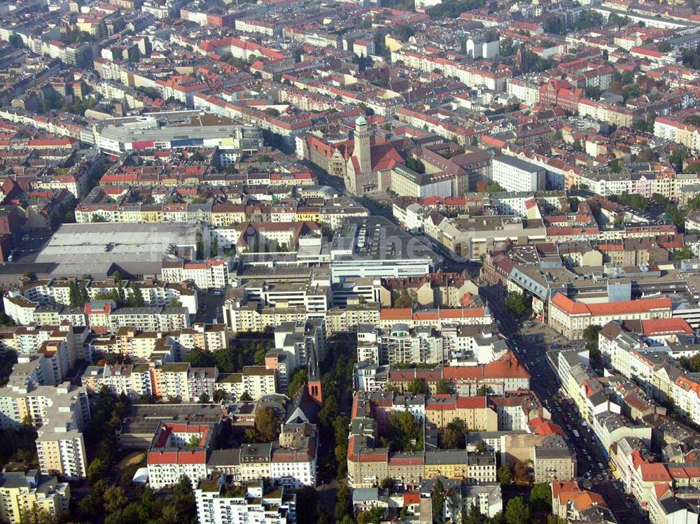 Berlin-Neuköln von oben - Blick auf die Karl-Marx-Strasse in Berlin Neuköln