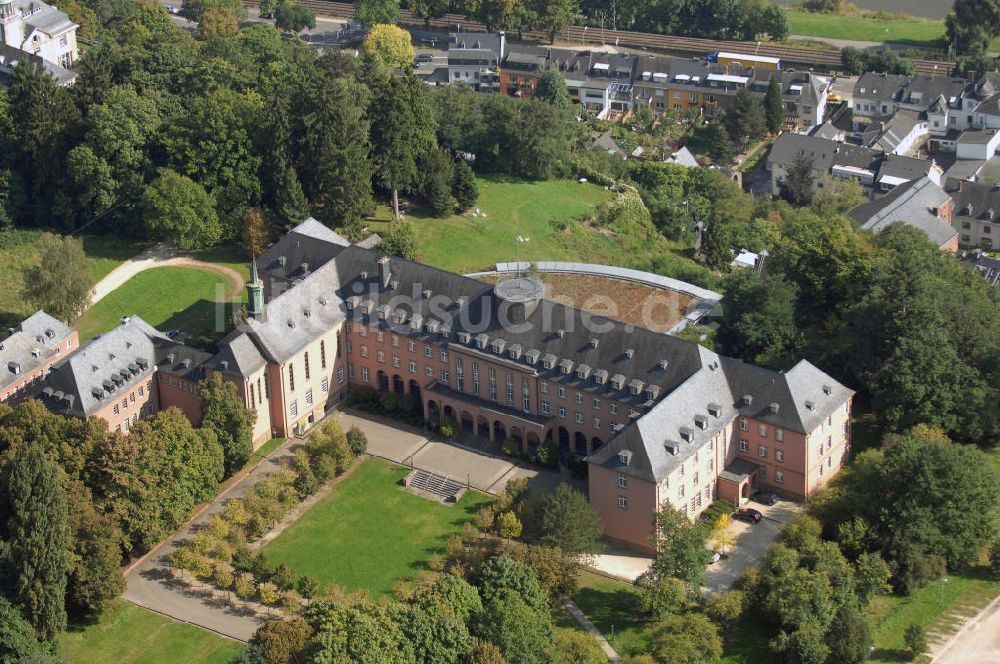 Trier von oben - Blick auf die Katholische Akademie im Robert-Schumann Haus in Trier