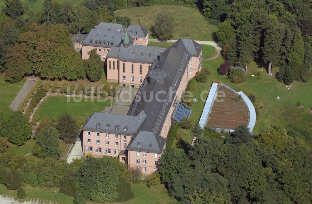 Trier aus der Vogelperspektive: Blick auf die Katholische Akademie im Robert-Schumann Haus in Trier