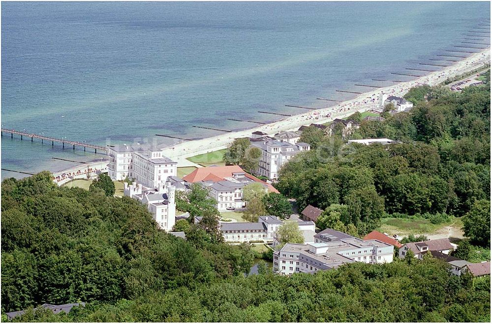 Bad Doberan - Heiligendamm aus der Vogelperspektive: Blick auf das Kempinski Grand Hotel Heiligendamm