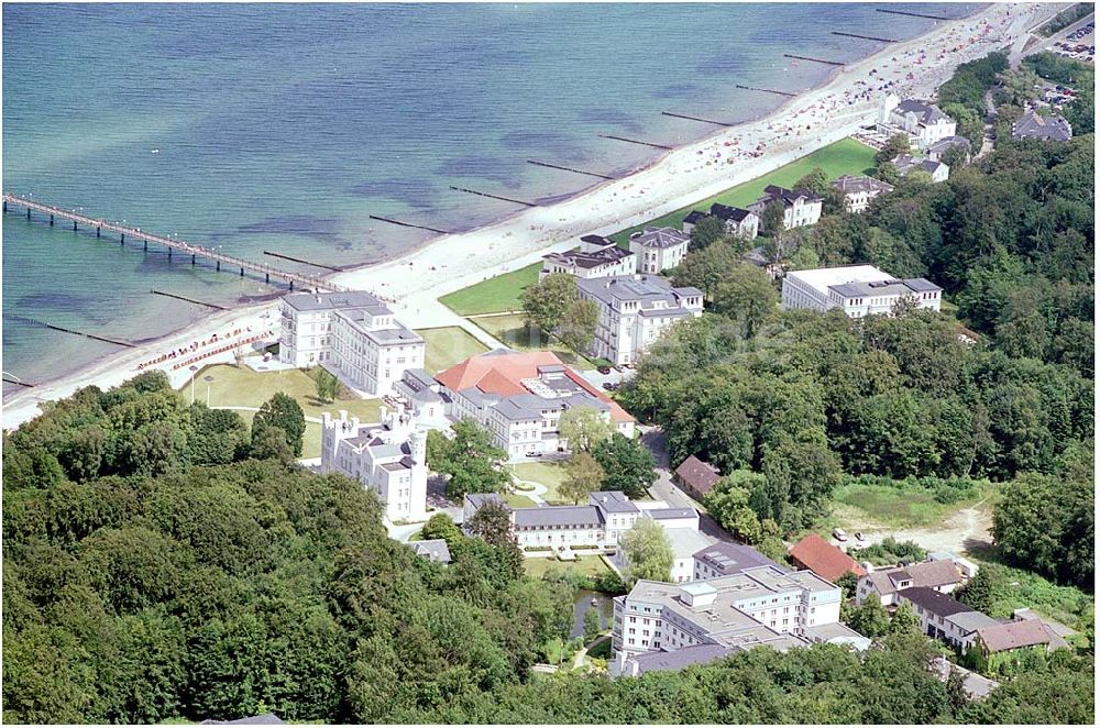 Bad Doberan - Heiligendamm aus der Vogelperspektive: Blick auf das Kempinski Grand Hotel Heiligendamm