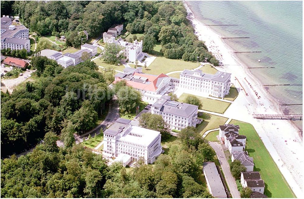 Luftaufnahme Bad Doberan - Heiligendamm - Blick auf das Kempinski Grand Hotel Heiligendamm